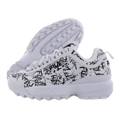 Fila Disruptor Ii Graffiti Womens Shoes Size Color: White/Black