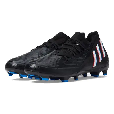 adidas Unisex Predator Edge.3 Firm Ground Soccer Shoe Black/White/Vivid Red US Men