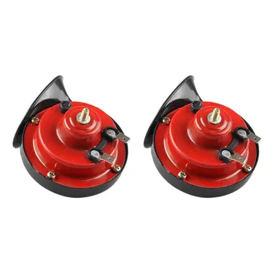 2 Pcs Car Horn Universal 12v Loud Dual-tone Snail Electric 105db for Truck Motorcycle