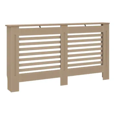 vidaXL Radiator Cover MDF Wood Grill Cabinet Heater Cover Shelf Heating Unit