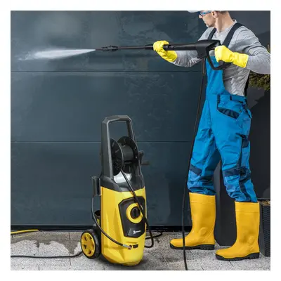 DURHAND Portable Power Washer 1800W, Bar, L/h for Garden, Yellow