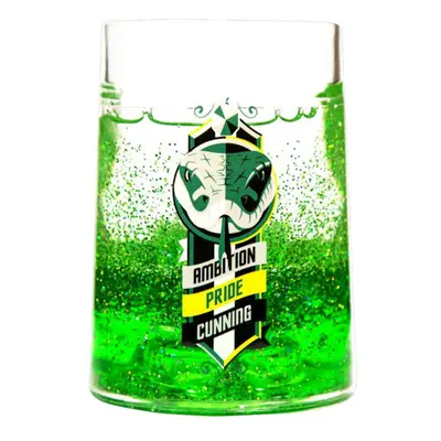 Harry Potter Slytherin House Glitter Liquid Tumbler