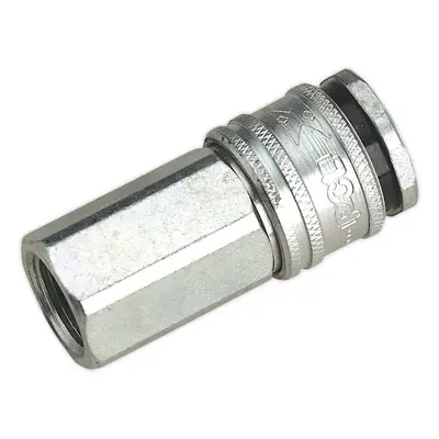 3/8" BSP Female Coupling Body - psi Free Airflow Rate - Hardened Steel