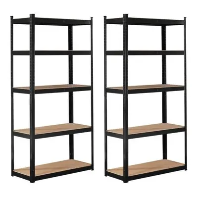 AREBOS Set of Heavy Duty Shelving Cellar Shelving Boltless Shelving Storage Shelving Workshop Sh