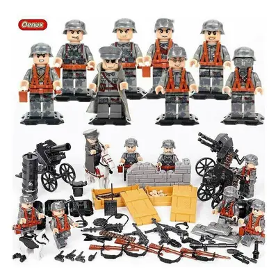 Fit Lego WWII German Sodiers General Minifigures Kids Toys Gifts