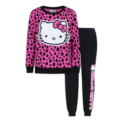 Hello Kitty Girls Long Sleeve Sweatshirt and Pants Set for Infants To