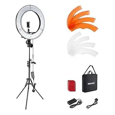 Neewer Ring Light Kit:18"/48cm Outer 55W 5500K Dimmable LED Ring Light