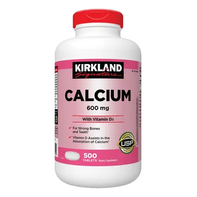 Kirkland Signature Calcium mg + Vitamin D3 mcg (400 IU), Tablets