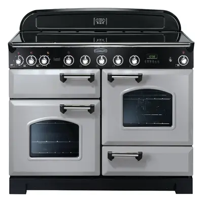 Rangemaster CDL110EIRP/C Classic Deluxe Royal Pearl with Chrome Trim 110cm Induction Range Cooke