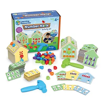 Number Nails Activity Set, Ages 4+, Maths Games For Kids, Preschool Games, Classroom Games For E