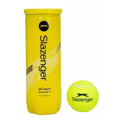 Slazenger Club All Court Tennis Balls Ball Tubes - Yellow