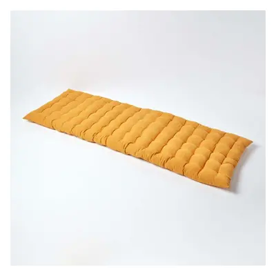 (Three Seater, Mustard Yellow) Bench Cushion