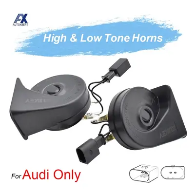 Twin Tone Car Horn Snail Horn For Audi A1 A3 A4 A5 A6 A7 A8 Q2 Q3 Q5 Q7