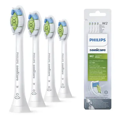 Sonicare Original W2 Optimal White Standard Sonic Toothbrush Heads - Pack in White (Model HX6064