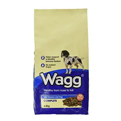 Wagg Complete Dog Food with Chicken and Vegetables, 2.5kg