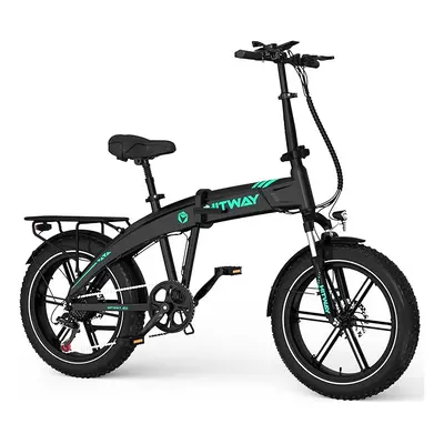 (Black) HITWAY BK36 * 4.0 Electric Bike, 48V 10.4Ah Battery up to 50-100KM, 500w Motor Fat Tire 