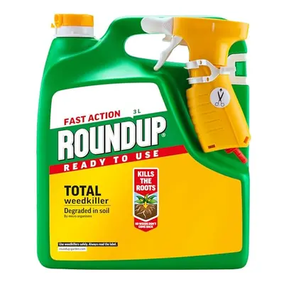 Roundup Fast Action Weedkiller, Ready to Use, Manual Spray, Litre