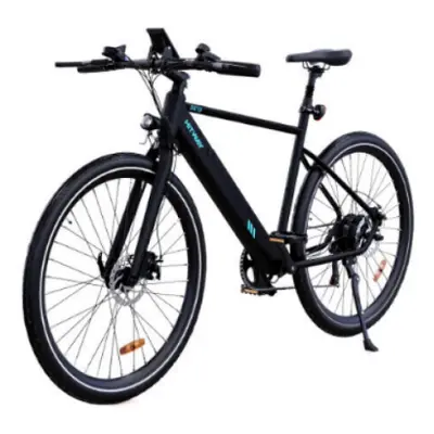 (Black) BK19 E-Bike, Electric Bike, 26" Ebikes, up 90KM Hybrid Bike