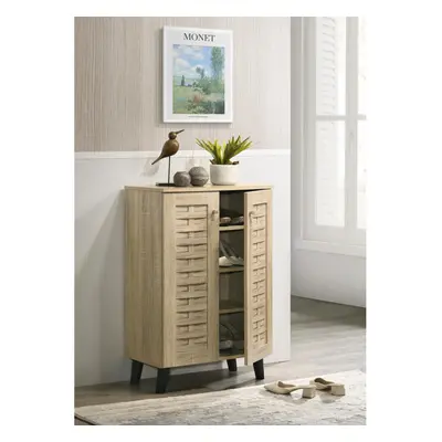 Modern Shoe Storage Cabinet Doors Footwear Stand Rack Unit Cupboard