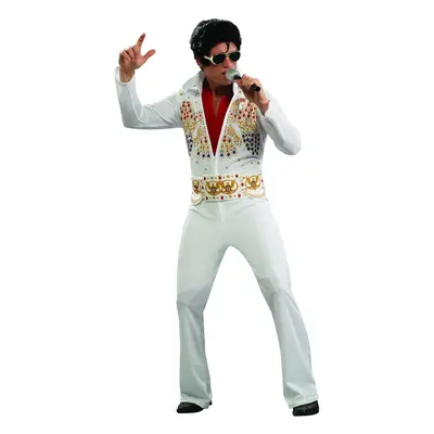 Aloha Elvis Adult Costume White Medium