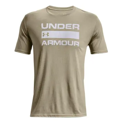 Under Armour Men's Team Issue Wordmark Short-Sleeve T-Shirt Khaki Gra