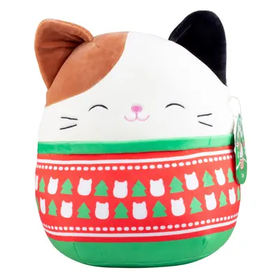 Squishmallows Original 10-Inch Cam The Cat - Official Jazwares Christmas Plush - Collectible Sof