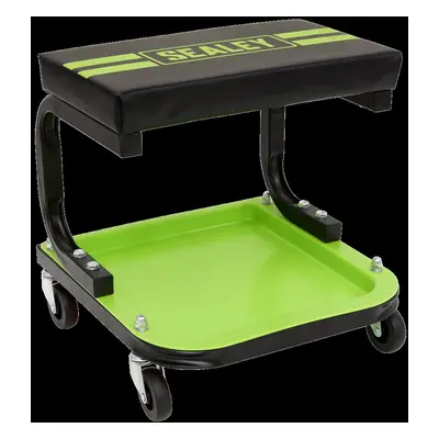 Mechanic&#39;s Utility Seat Deluxe - Hi-Vis Green