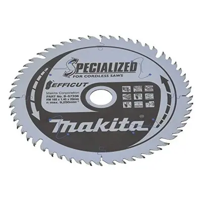 Makita 57336Â Blade Specialised, 56Â Teeth, Silver, 165Â x 20Â mmÂ âÂ