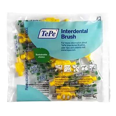 TEPE Interdental Brush Original â Dental Brushes Between Teeth Pk, Yellow