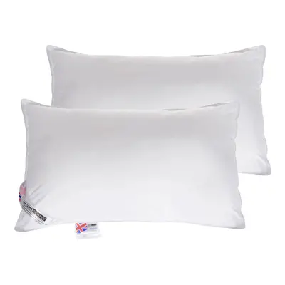 Homescapes Microfibre Extra Fill Pillow Pair