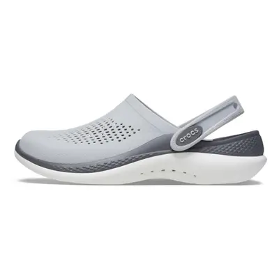 Crocs Unisex LiteRide Clogs Light Grey/Slate Grey Men/7 Women