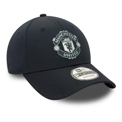 Manchester United New Era Rubber Patch 9FORTY Adjustable Cap Navy