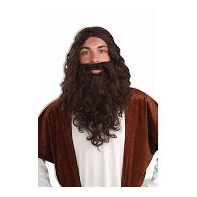 Forum Biblical Wig and Beard Set, Brown, One Size