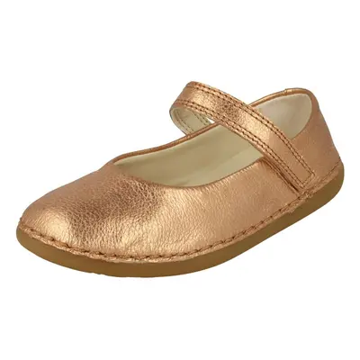 (Bronze, UK 4.5 Infant) Girls Clarks Mary Jane Styled Shoes Skylark Tap - G Fit