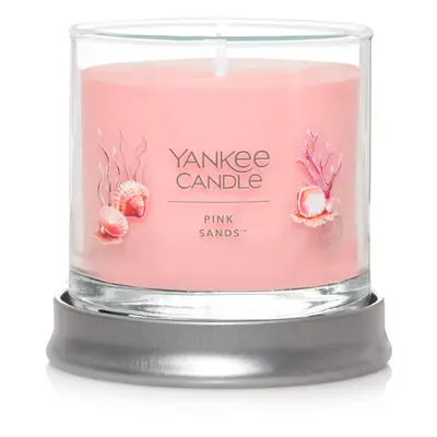 Yankee Candle Pink Sands Scented Signature 4.3oz Small Tumbler Single Wick Candle Over Hours of 