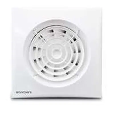 Envirovent SIL100HT 4'' Silent Axial Fan - Adjustable Run-on Timer, Adjustable Humidity Sensor