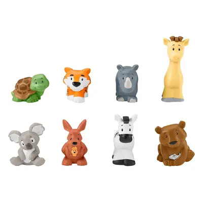 Fisher-Price Little People Safari Animal Friends set of animal figures for toddler and preschool