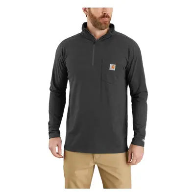 Carhartt Men's Force Relaxed Fit Midweight Long-Sleeve Quarter-Zip Moc