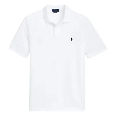 Polo Ralph Lauren classic Fit Mesh Pony Logo Polo Shirt (M BasicWhite