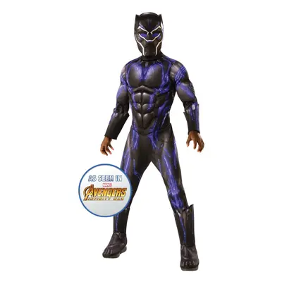 (Large) Black Panther Battle Deluxe Boys T'Challa Light Up Costume