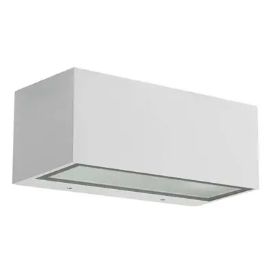 Leds-C4 Nemesis Aluminium - Light Outdoor Wall Light White IP54, E27