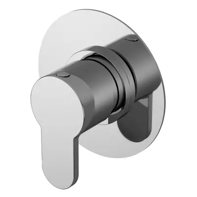 Contemporary Concealed Lever Handle 2/3/4 Way Shower Diverter - Chrome