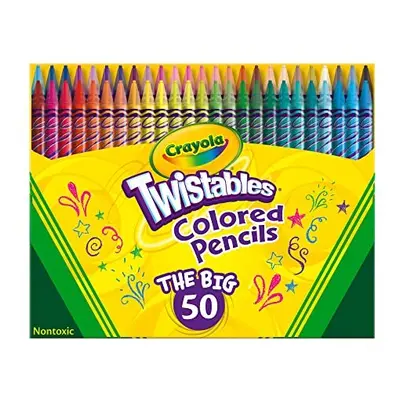 AODE forCrayola 50ct Twistables Colored Pencils