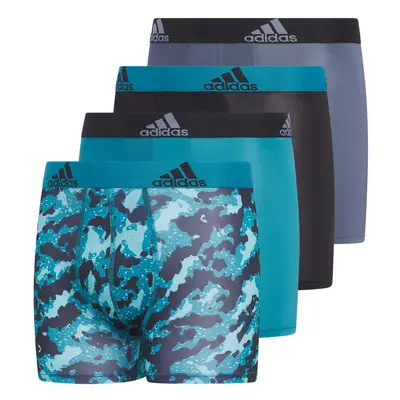 adidas Kids-Boy's Performance Boxer Briefs Underwear (4-Pack) Galaxy Camo Black-Arctic Fusion/Bl