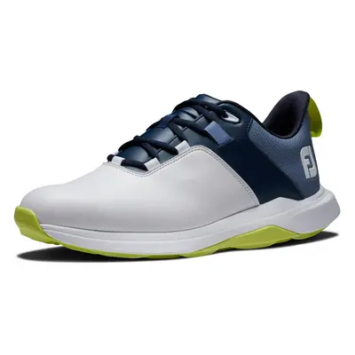 FootJoy Men's Prolite Golf Shoe White/Navy/Lime Wide