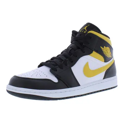 Jordan Mens Air Mid 177 White/Pollen/Black - Size 10.5