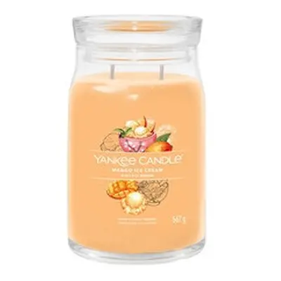 Yankee Candle - Mango Ice Cream Signature Candle ( mangovÃ¡ zmrzlina ) - VonnÃ¡ svÃ­Äka 368.0g