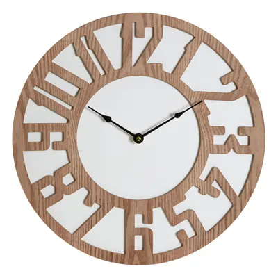 Premier Housewares Wall Clock Wooden Clocks For Living Room Roman Numbers Kitchen Clocks Wall Co