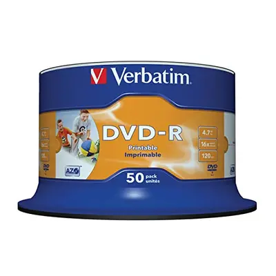 43533 DVD-R 4.7GB 16x Printable Pack Spindle