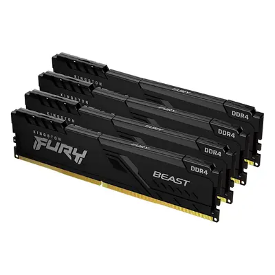 Kingston FURY Beast GB (4 x GB) MHz DDR4 CL16 Desktop Memory Kit of KF432C16BBK4/32